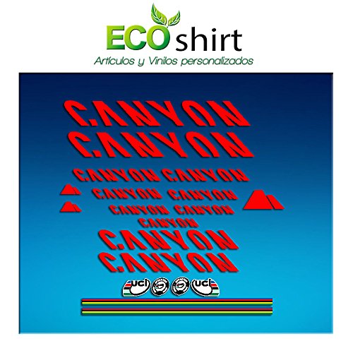 Ecoshirt Pegatinas Stickers Canyon Bike Aufkleber Decals Autocollants Adesivi Frame