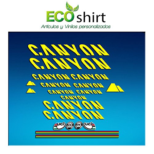 Ecoshirt Pegatinas Stickers Canyon Bike Aufkleber Decals Autocollants Adesivi Frame