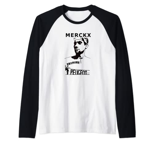 Eddy Merckx Cycling Camiseta Manga Raglan