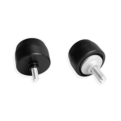 Eje Delantero de la Motocicleta FORTAL HERVIDAD DE SCRIPTOR DE SLIQUE DE Ruedas Ajuste for Duke125 Duke 125 duke200 Duke 200 duke390 Duke 390 (Color : One Pair Black)