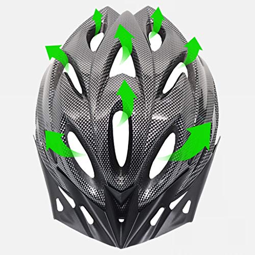 El casco adulto bici Casco Specialized ajustable cómodo Casco de bicicleta de carretera de montaña totalmente en forma de Ciclismo Cascos for Hombres Mujeres deportes al aire libre ( Color : Yellow )