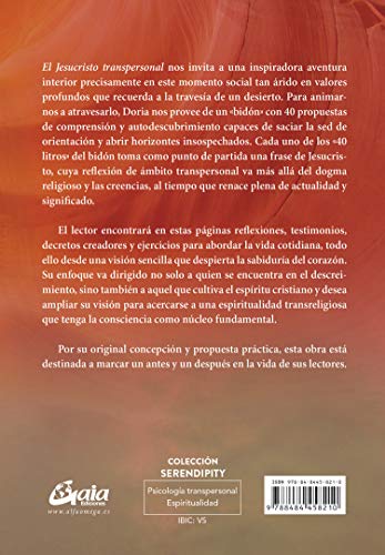 El Jesucristo transpersonal. Un bidón de agua para atravesar el desierto (Serendipity)