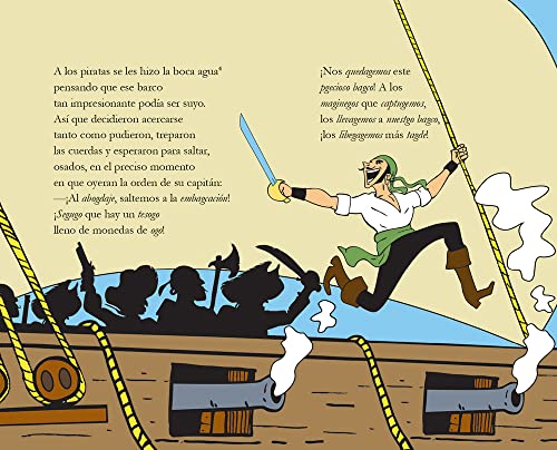 El pirata que no sabía decir la R - Libro para niños de 7 años: Aventura divertida: Un pirata con rotacismo y una princesa de armas tomar: 1 (Primeros lectores en letra de imprenta)