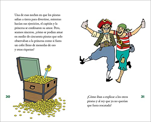 El pirata que no sabía decir la R - Libro para niños de 7 años: Aventura divertida: Un pirata con rotacismo y una princesa de armas tomar: 1 (Primeros lectores en letra de imprenta)