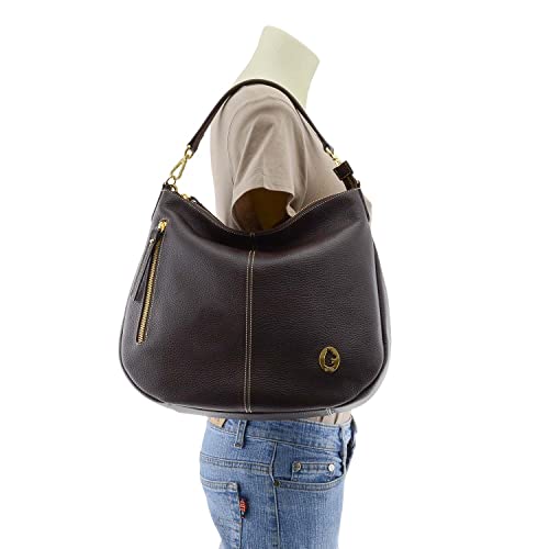 El Potro Bolso góndola En Piel para Mujer Talla: U Color: MARRON