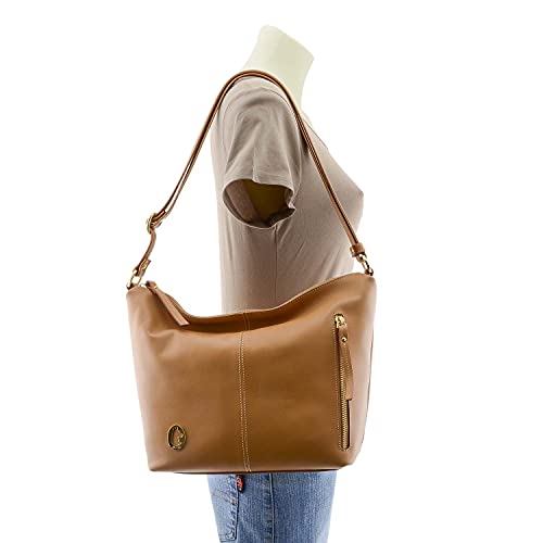 El Potro Bolso piel estilo góndola Talla: U Color: CAMEL