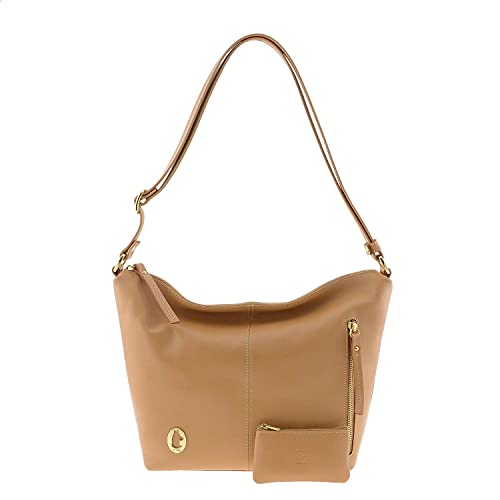 El Potro Bolso piel estilo góndola Talla: U Color: CAMEL