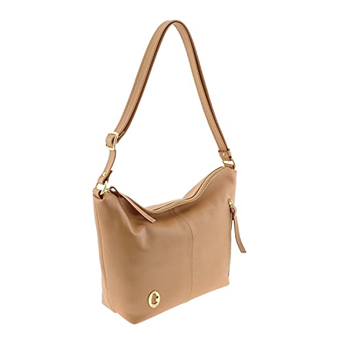 El Potro Bolso piel estilo góndola Talla: U Color: CAMEL