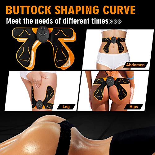 Electroestimulador Muscular Gluteos,EMS Gluteos Estimulador de Glúteos Herramientas Nalgas HipTrainer para la Cadera,Estimulador Muscular Ejercitar Gluteos, Hombre y Mujer