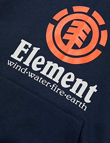 Element Vertical - Sudadera con capucha para Chicos Sudadera con capucha, Niños, Eclipse Navy, 12