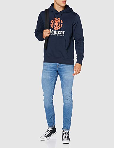 Element Vertical - Sudadera con capucha para Hombre Sudadera con capucha, Hombre, Eclipse Navy, L