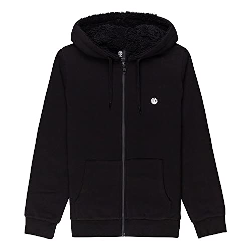 ElementBolton - Sudadera con Capucha y Cremallera - Hombre - M - Negro