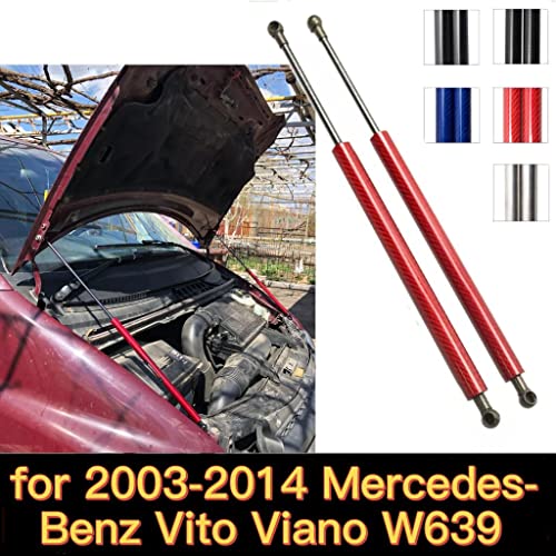 Elevación del portón trasero Ajuste for MERCEDES-BENZ VITO/AJUSTE for VIANO/AJUSTE for VALENCE W639 2003-2014 Capucha frontal Bonnet Bonnet Struts Springs Soporte de asalto Amortiguadores Amortigu