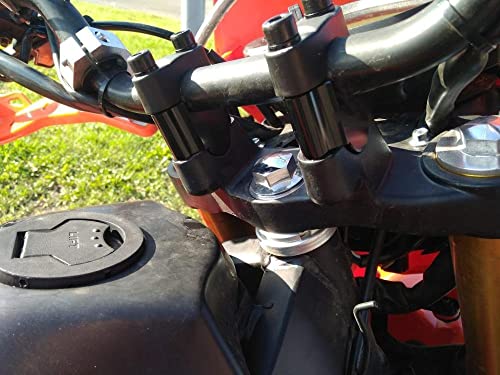 Elevador Manillar Motocicleta Abrazadera Motorcykel 25Mm Styrstångsfäste Handtagsklämma För Yamaha MT07 MT-07 För Tracer 700 FZ07 FZ-07 2014-2019 2020 (Color : Plata)