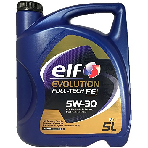 Elf - Aceite de motor Evolution Full-Tech 5W-30, 5 litros, con fórmula Fuel Economy