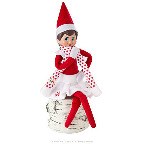 Elf On The Shelf Snowflake Bufanda y Falda - Elf Doll no Incluido - Solo Accesorio