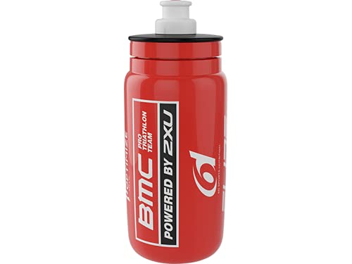 ELITE BIDON Fly Team BMC Pro Triathlon 550ml, Adultos Unisex, Multicolor (Multicolor), Talla Única