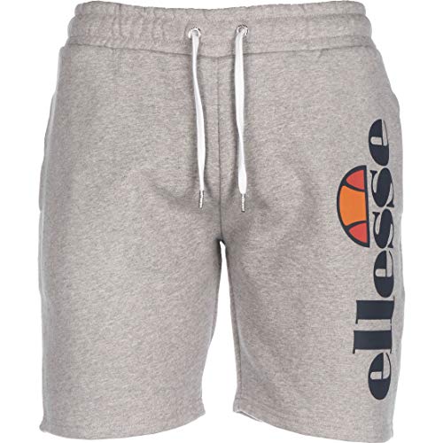 Ellesse Bossini Pantalones Cortos, Hombre, Gris Claro, Small