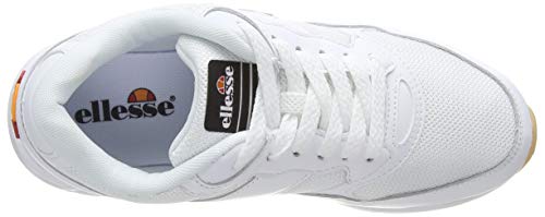 ellesse Nyc84, Zapatillas Mujer, Multicolor (White/White/Grey Wht/Wht/Gry), 42 EU