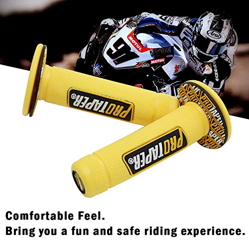 Empuñadura de gel para manillar de motocicleta de 7/8 pulgadas, agarre de gel para K.T.M CRF EXC YZF Protaper Pro cónico Motocross Dirt Pit Bike