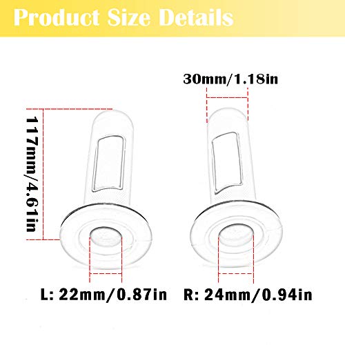 Empuñadura de gel para manillar de motocicleta de 7/8 pulgadas, agarre de gel para K.T.M CRF EXC YZF Protaper Pro cónico Motocross Dirt Pit Bike