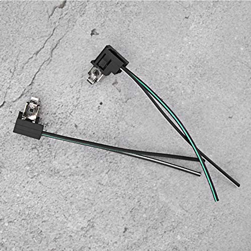 Enchufe de bombilla, adaptador hembra H1, 2 uds, Lámpara de faro, enchufe de bombilla, arnés de cableado, conector, línea de adaptador de enchufe para bombilla H1