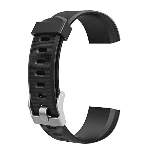 endubro Pulsera Repuesto para Fitness Tracker ID115 HR Plus (Negro)