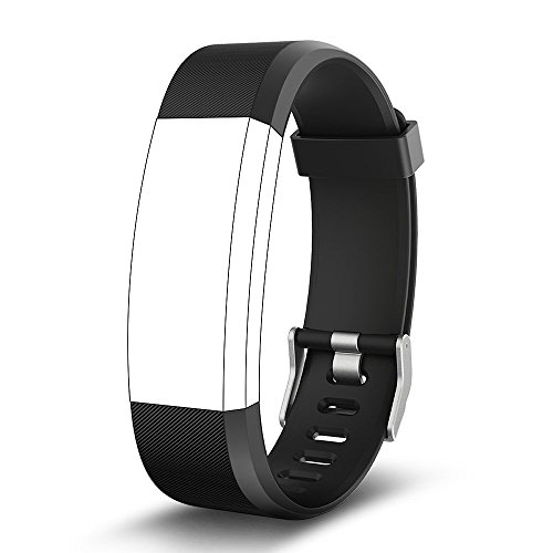 endubro Pulsera Repuesto para Fitness Tracker ID115 HR Plus (Negro)