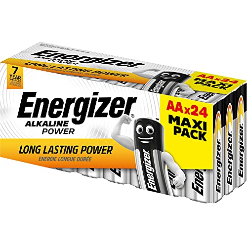 Energizer Alkaline Power - Pack de 24 pilas Alcalinas AA/LR06