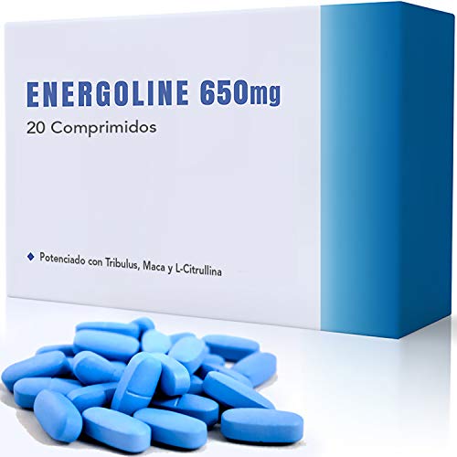 Energoline 650 [10 tabletas] | Potenciador de energía natural | Enriquecido con Tribulus Terrestris, Maca y L- Citrulina | Seguro y Certificado