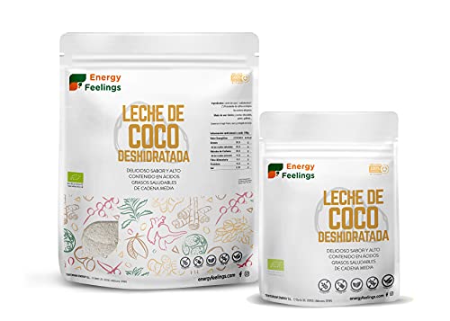 Energy Feelings Leche Deshidratada de Coco Ecológico - 200 gr