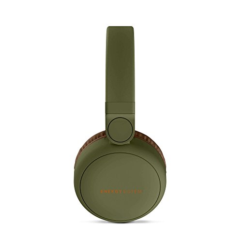 Energy Sistem Headphones 2 - Auriculares con Bluetooth (Over-Ear, Audio-In, Long Battery Life, 180 Plegable) Verde