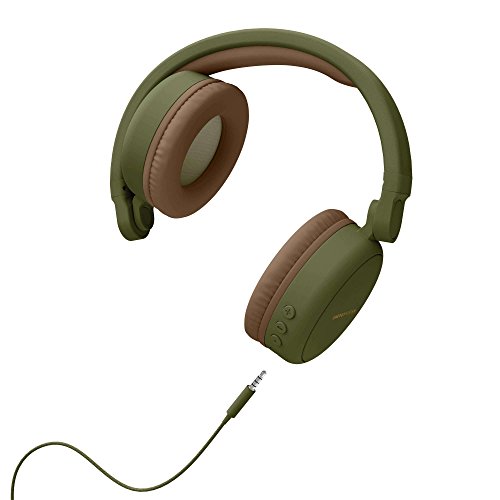 Energy Sistem Headphones 2 - Auriculares con Bluetooth (Over-Ear, Audio-In, Long Battery Life, 180 Plegable) Verde