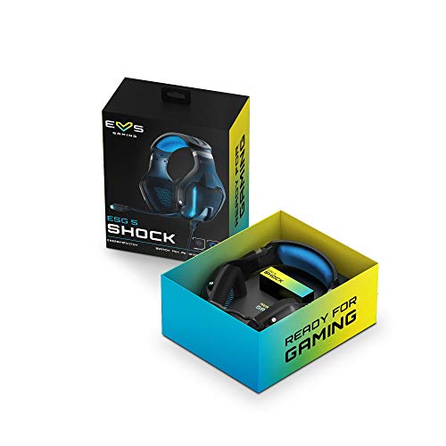 Energy Sistem Headphones ESG 5 Shock (Auriculares, Vibration, LED Light, Cloth Ear Cushions, Gaming)