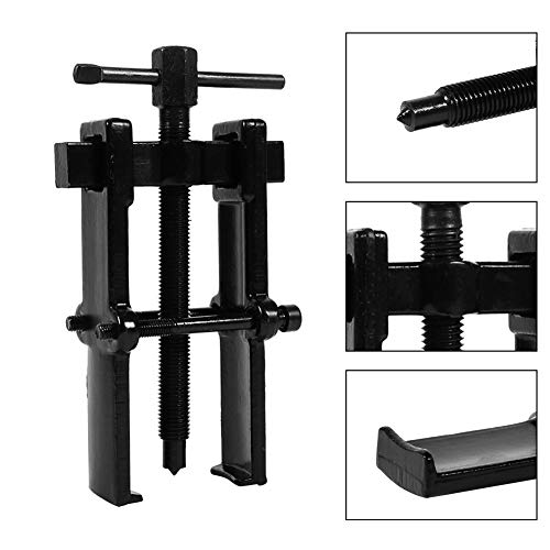 Engranaje de rodamiento Dos mordazas Piernas gemelas Extracción de engranaje de rodamiento Herramienta manual Kit de extracción de conjunto de extractor de engranajes(2.5inch（35 * 45）)