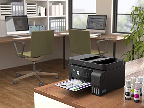 Epson EcoTank ET-4700 Inyección de Tinta 33 ppm 5760 x 1440 dpi A4 WiFi - Impresora multifunción (Inyección de Tinta, 5760 x 1440 dpi, 100 Hojas, A4, Impresión Directa, Negro)