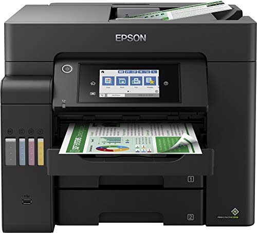 Epson EcoTank ET-5800 | Impresora Alto Rendimiento Multifunción WiFi A4 con Impresión Doble Cara | Gran Velocidad de Impresión y Escaneado | Imprime / Escanea / Copia / Fax