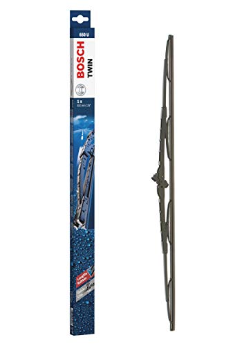 Escobilla limpiaparabrisas Bosch Twin 650U, Longitud: 650mm – 1 escobilla limpiaparabrisas para el parabrisas frontal