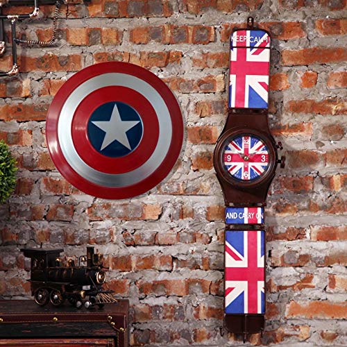 Escudo Capitan America Metal 1: 1 Adulto Apoyos de Película Niños Hierro Forjado CapitáN AméRica Shield Vengadores Disfraz de Metal Shield 47cm 3 Colors