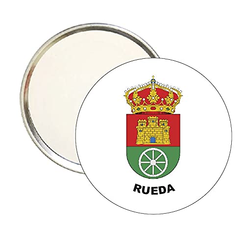 ESPEJO REDONDO ESCUDO HERALDICO RUEDA VALLADOLID