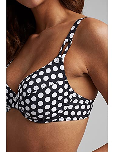 Esprit Crosby Beach Underwire MF Parte de Arriba de Bikini, Negro (Black 001), 95C (Talla del Fabricante: 40 C) para Mujer