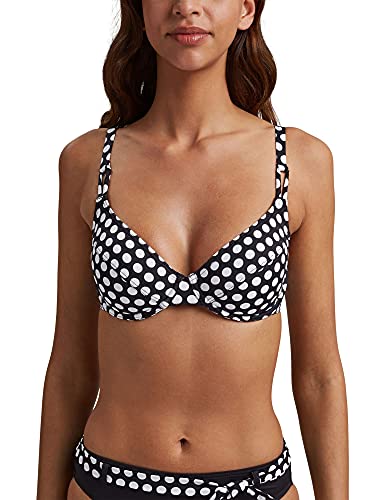 Esprit Crosby Beach Underwire MF Parte de Arriba de Bikini, Negro (Black 001), 95C (Talla del Fabricante: 40 C) para Mujer