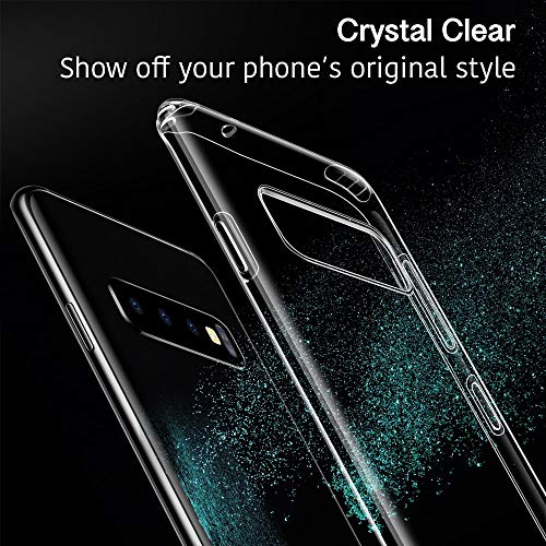 ESR Funda para Samsung Galaxy S10, Funda Essential Zero de TPU Suave Transparente Delgada Compatible con Samsung Galaxy S10, Funda Suave de Silicona Flexible - Jalea Transparente