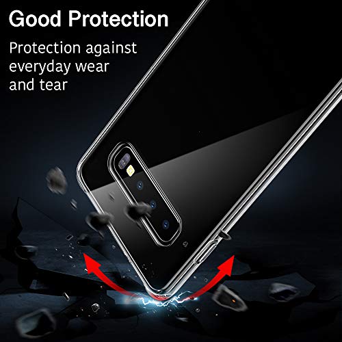 ESR Funda para Samsung Galaxy S10, Funda Essential Zero de TPU Suave Transparente Delgada Compatible con Samsung Galaxy S10, Funda Suave de Silicona Flexible - Jalea Transparente