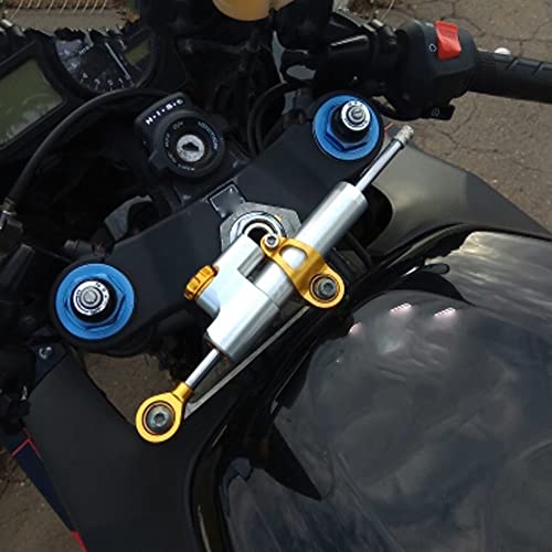 Estabilizador Dirección Amortiguador Universal Motocicleta para S&uzuki SV1000 N S TL 1000 R para GSXR 1100 GSX-1400 para B-K&ing Kit Amortiguador dirección Motocicleta (Color : Damper 5)