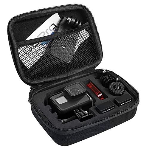 Estuche de Transporte para GoPro Compatible GoPro Hero 8/7/6/5/4/3+/3/2 y Action Camera Accesorios Protección contra Golpes Talla Pequeña