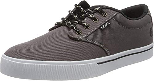 Etnies Jameson 2 Eco, Zapatillas de Skateboard Hombre, Gris (Grey/Black/Gold 037), 41.5 EU