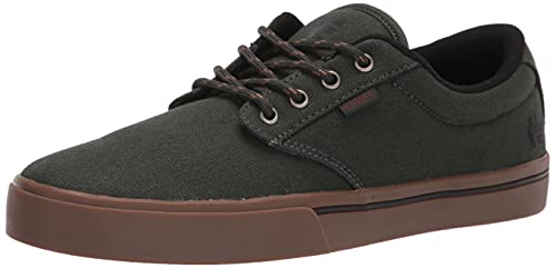 Etnies Jameson 2 Eco, Zapatos de Skate Hombre, Verde y Negro, 45.5 EU