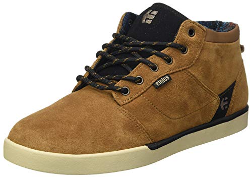 Etnies Jefferson Mid, Zapatos de Skate Hombre, Marron/Negro/Tan, 39 EU