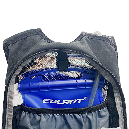 EULANT Mochila para Bicicleta,12L Mochila de Hidratación de Ciclo Impermeable,Mochila de Ciclismo Pequeña, para MTB Senderismo Escalada Senderismo, con Rayas reflectoras & Capa de Aislamiento, Negro